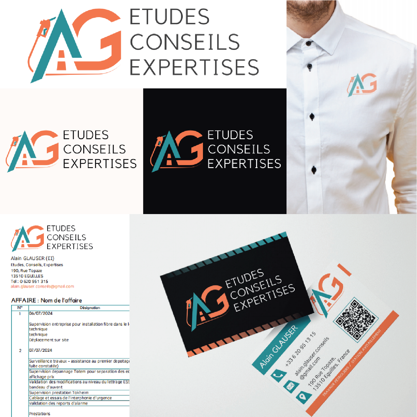 Alain Glauser Identité Visuelle